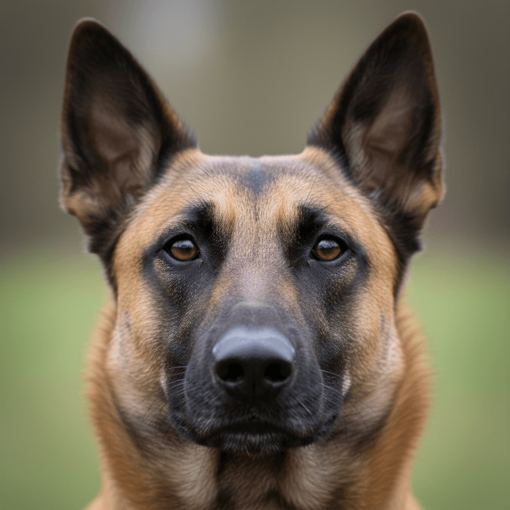 Malinois facial expression