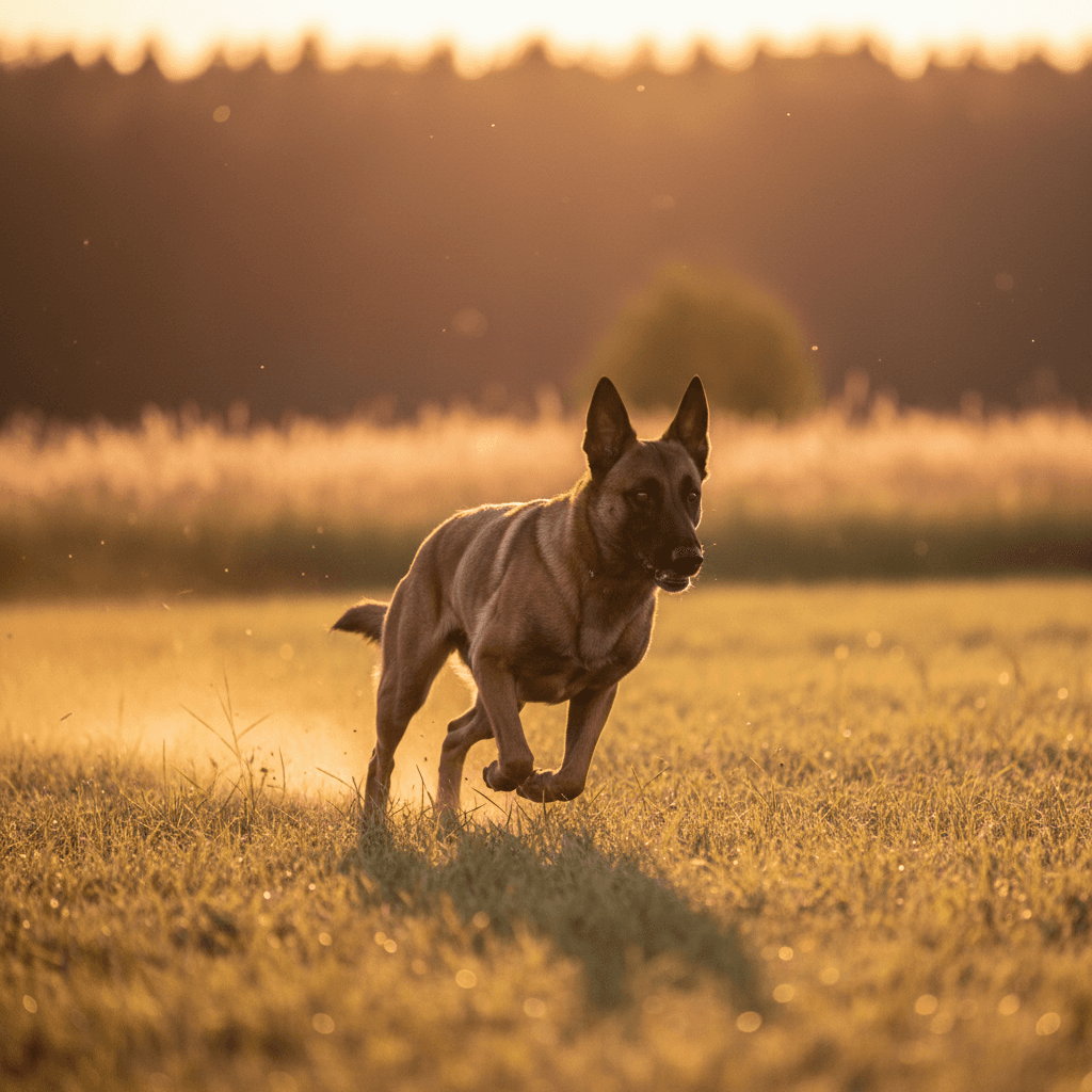 Malinois in motion